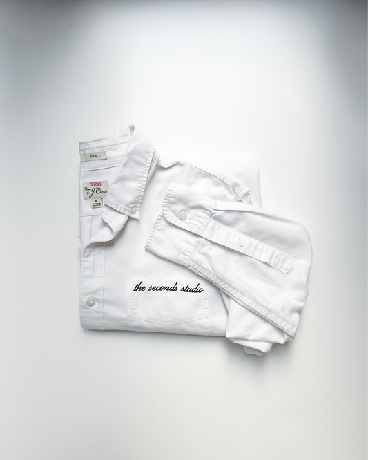 The Seconds Studio Signature Shirt in White