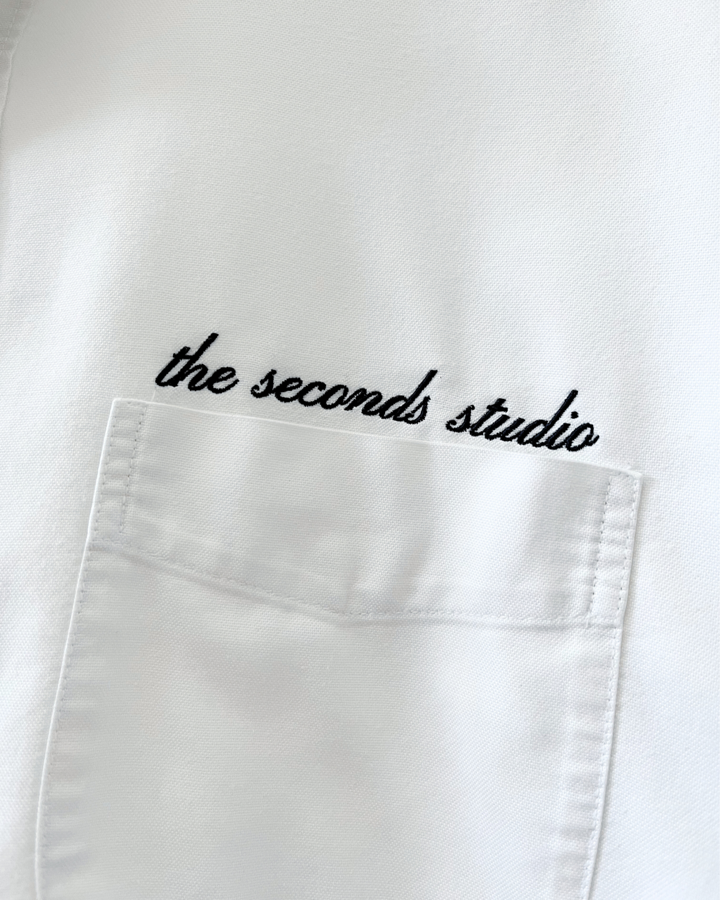 The Seconds Studio Signature Shirt in White