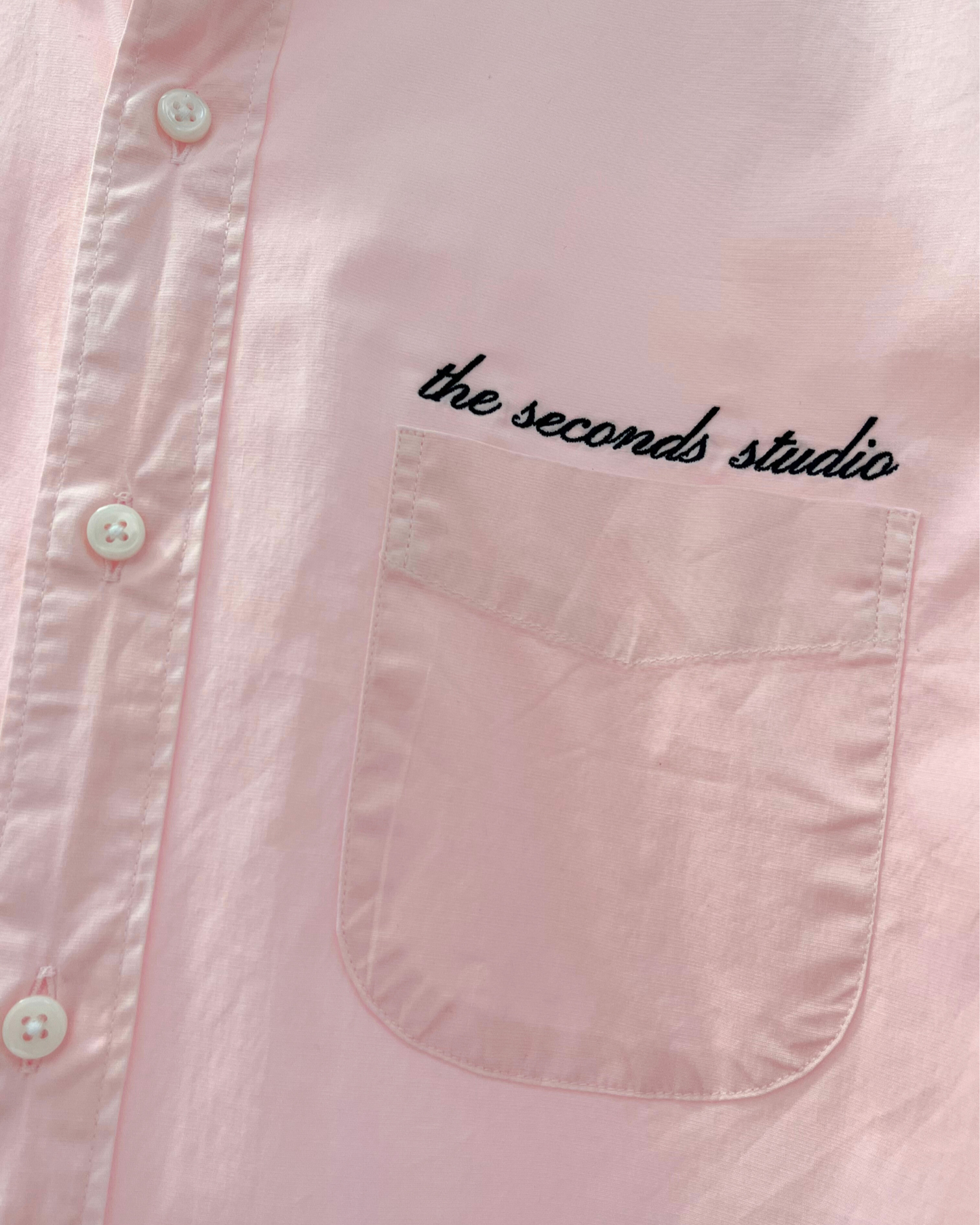 The Seconds Studio Signature Shirt in Pink