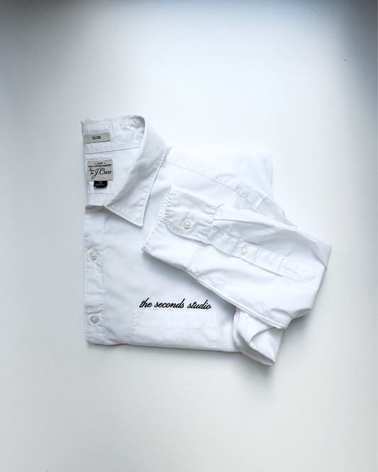 The Seconds Studio Signature Shirt in White