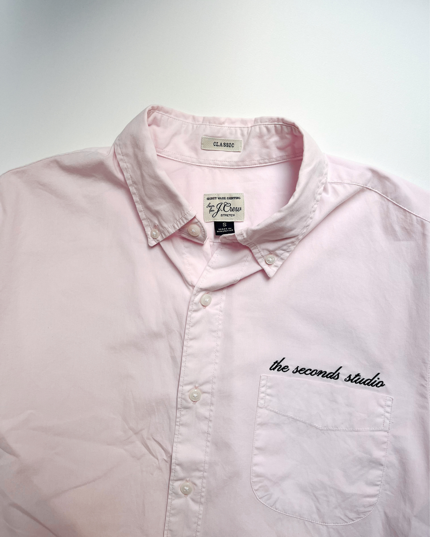 The Seconds Studio Signature Shirt in Pink