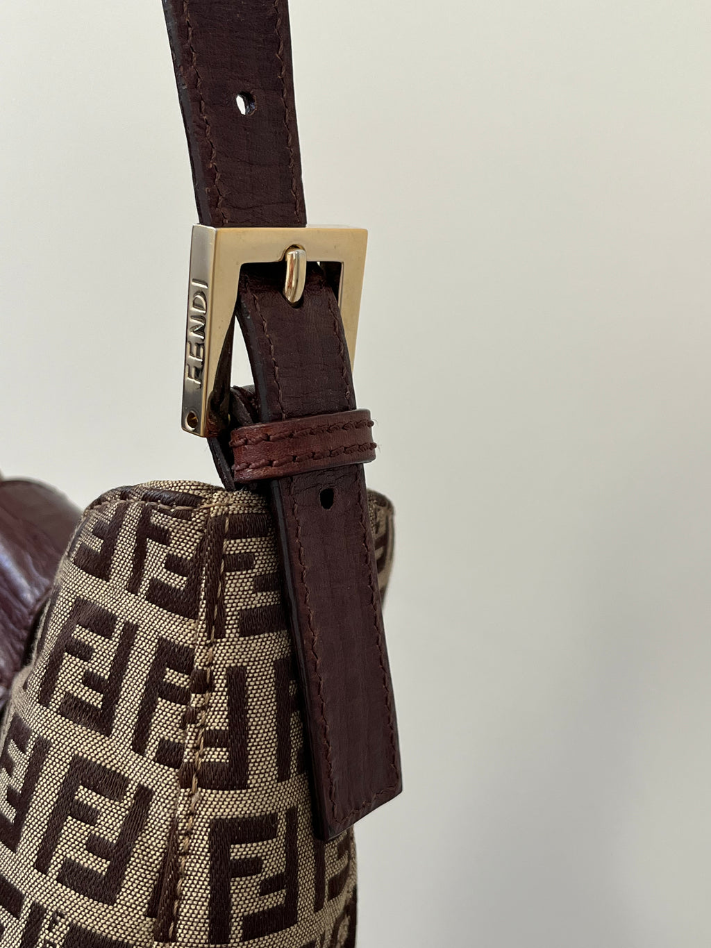 Fendi Zucca Baguette Bag