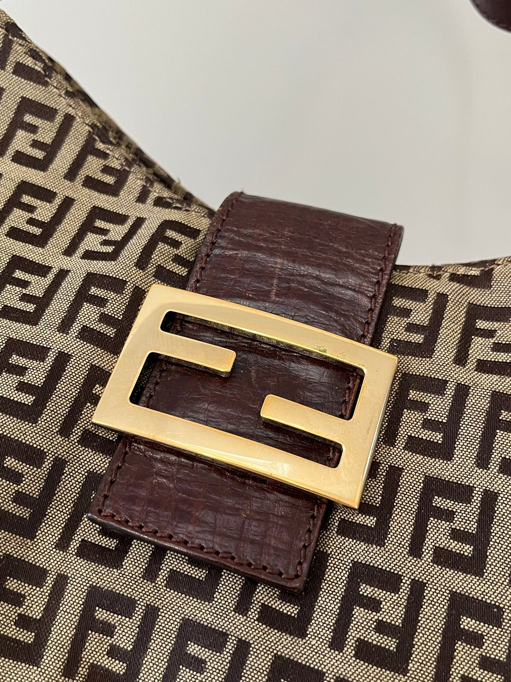 Fendi Zucca Baguette Bag