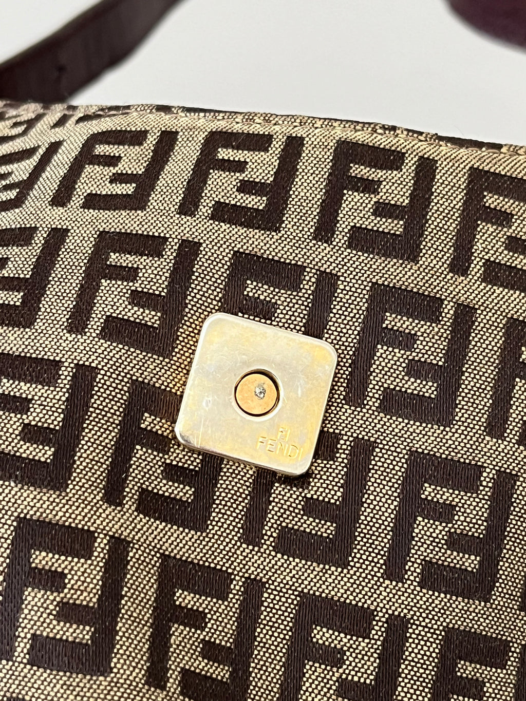 Fendi Zucca Baguette Bag